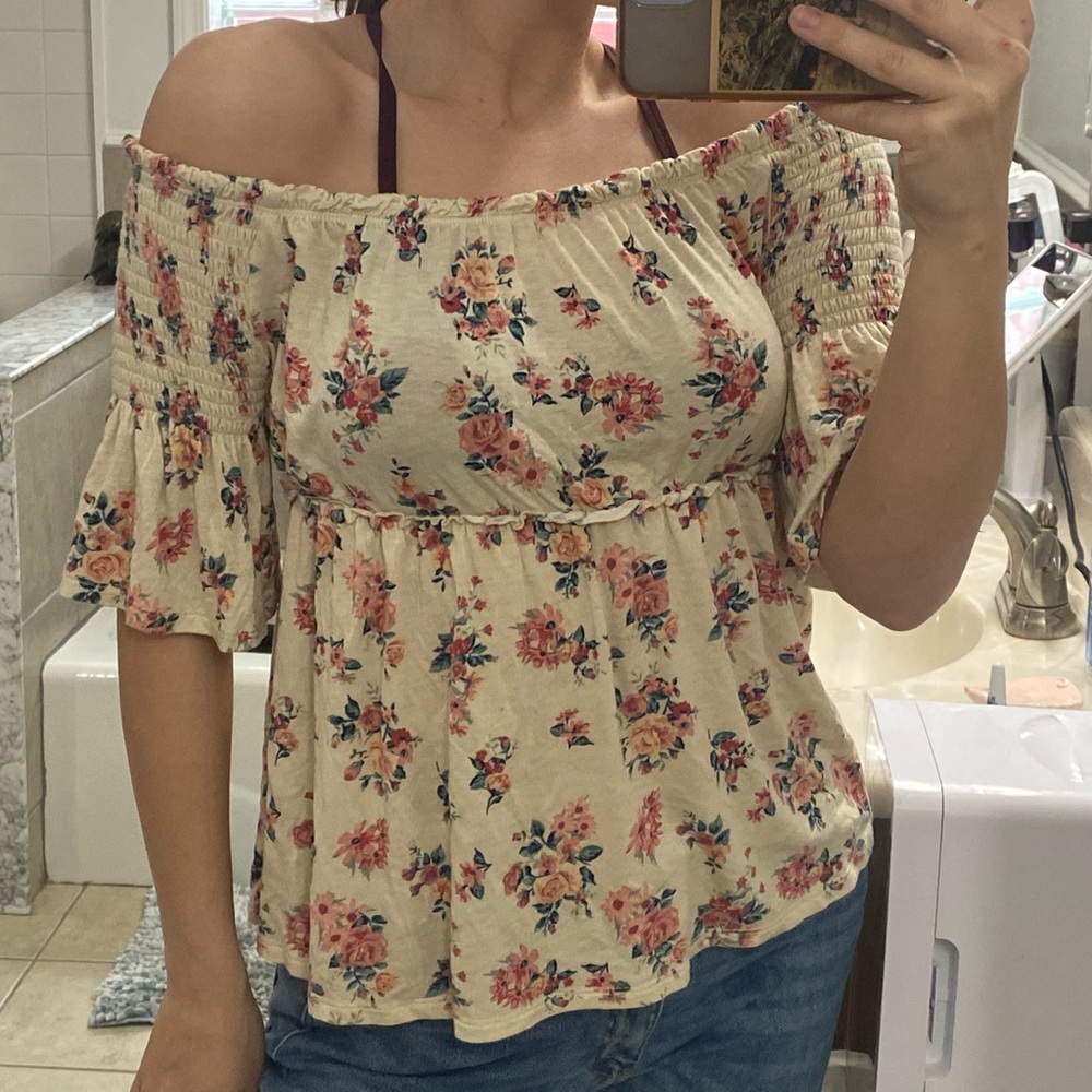 Off the shoulder shirt